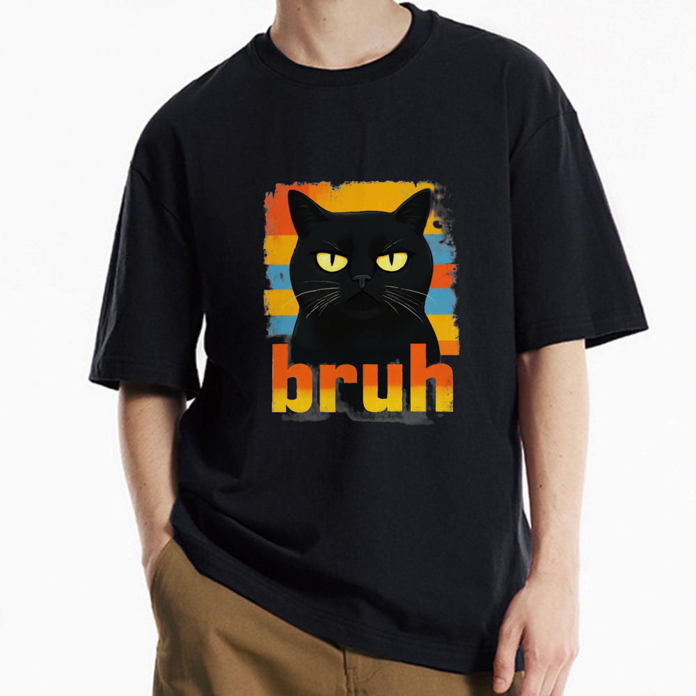 Bruh Cat short-sleeved T-shirt