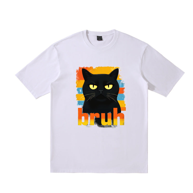 Bruh Cat short-sleeved T-shirt