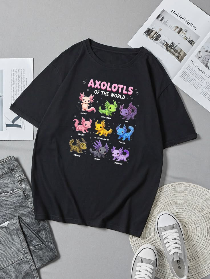 Axolotls of The World T-shirt