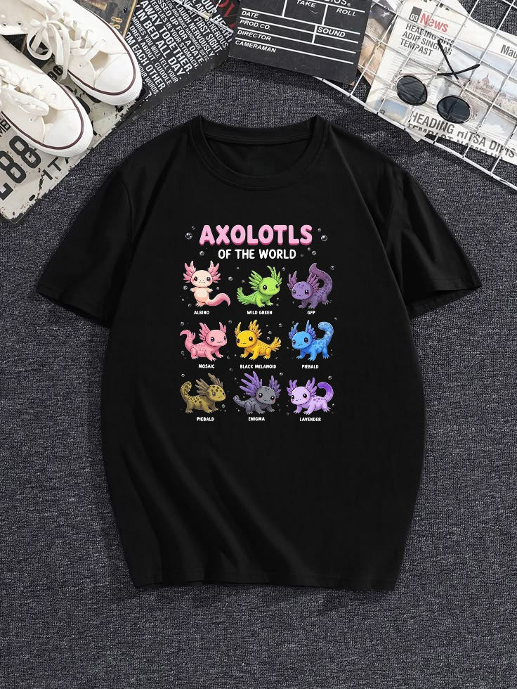 Axolotls of The World T-shirt
