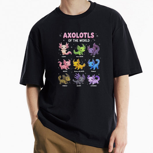Axolotls of The World T-shirt