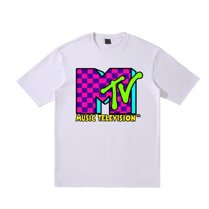 MTV logo fashion T-shirt
