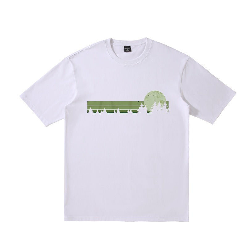 Night Forest Print T-shirt