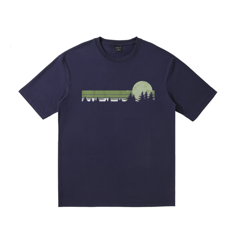 Night Forest Print T-shirt