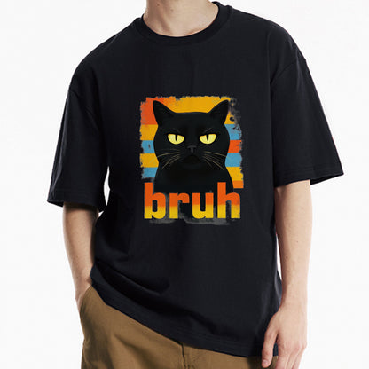 Bruh Cat short-sleeved T-shirt