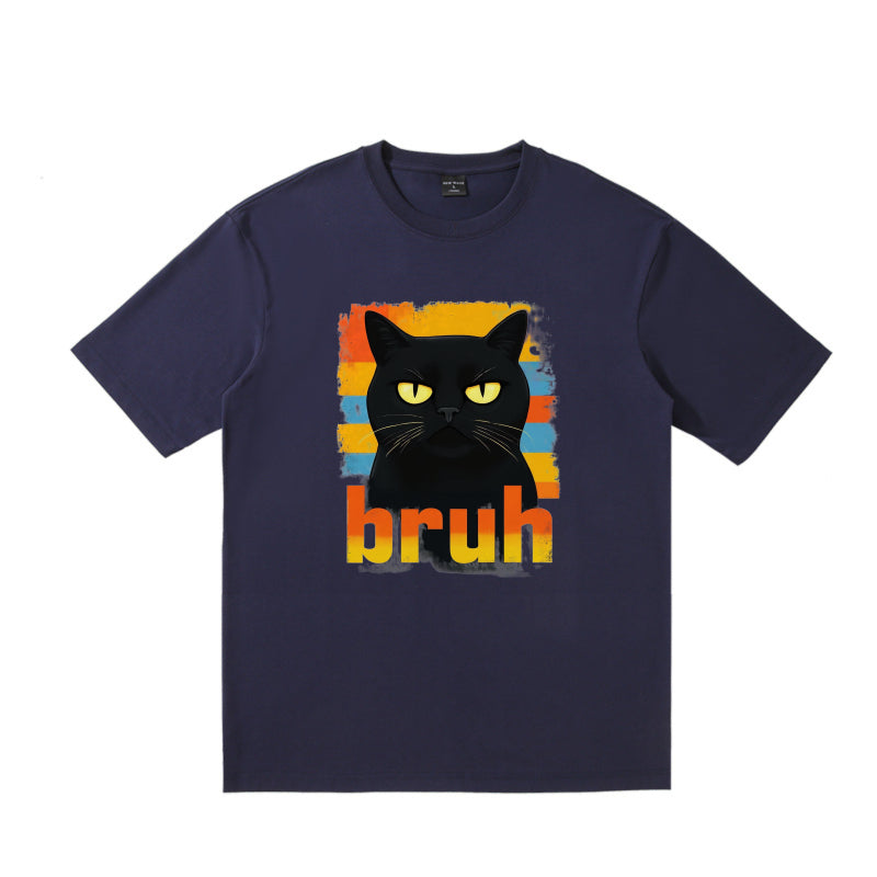 Bruh Cat short-sleeved T-shirt