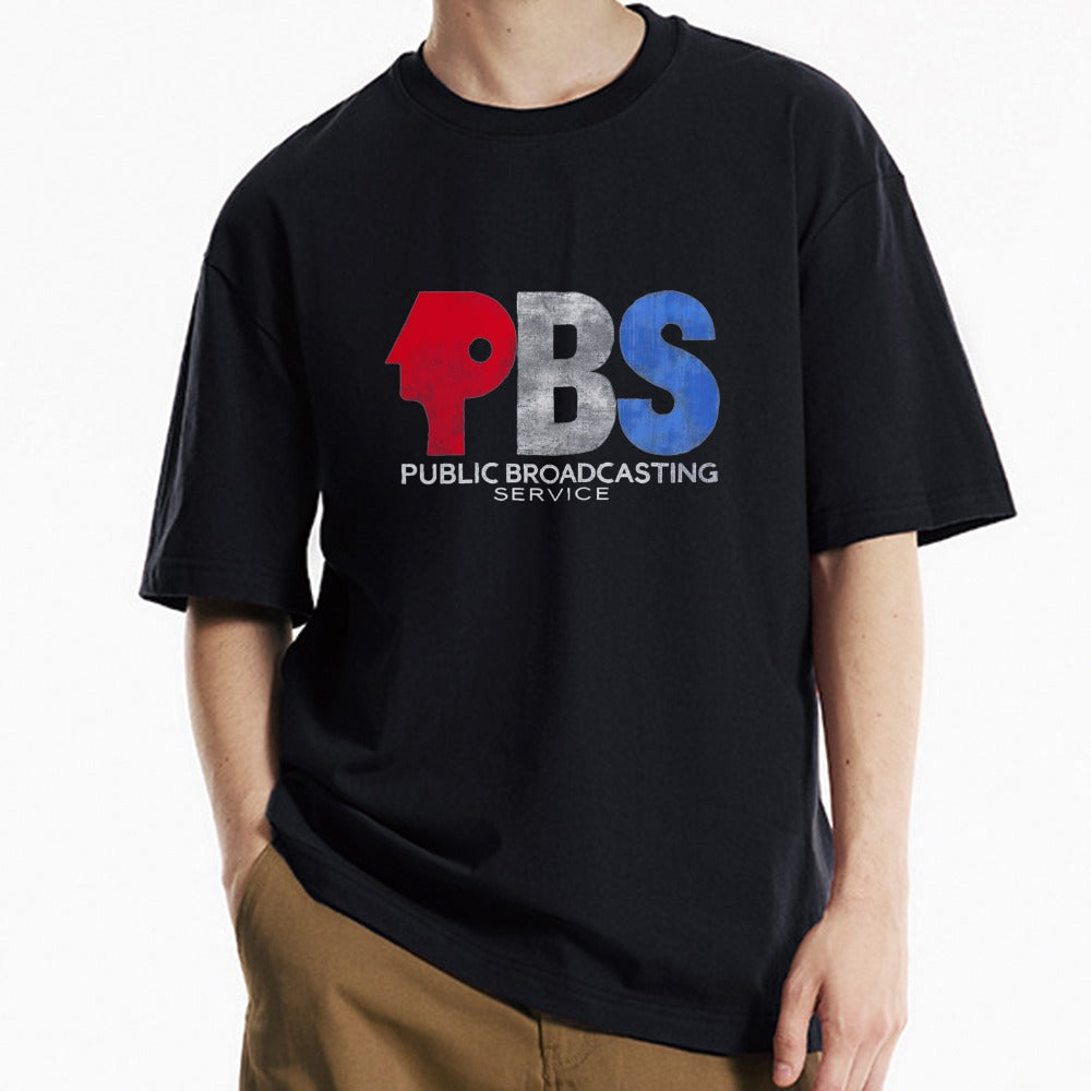 PBS Worn Letter T-Shirt
