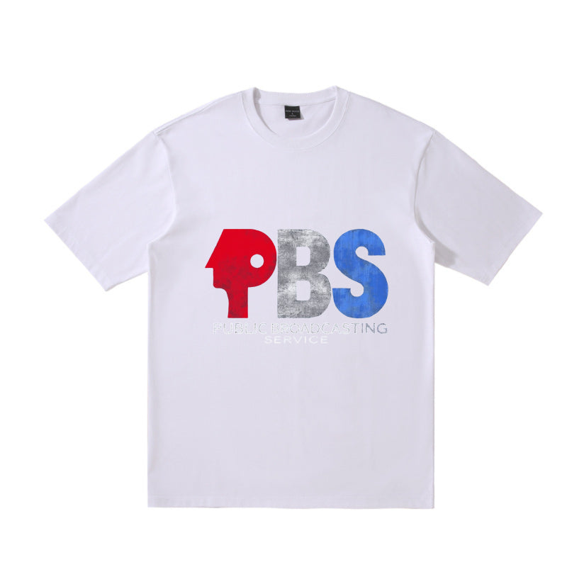 PBS Worn Letter T-Shirt