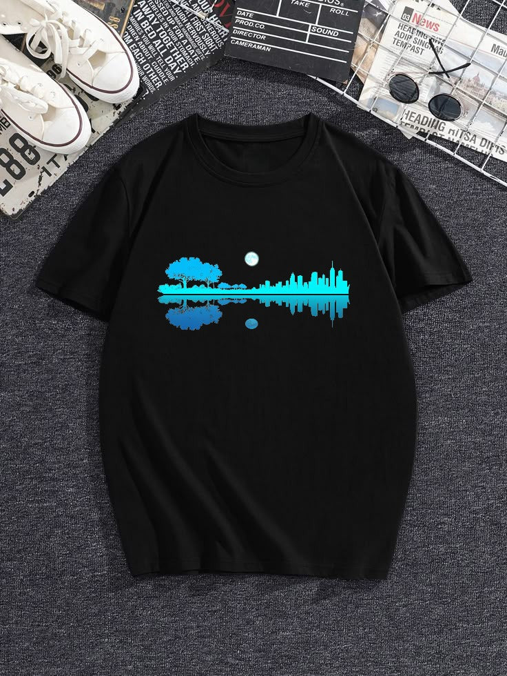 Nightscape Print T-Shirt
