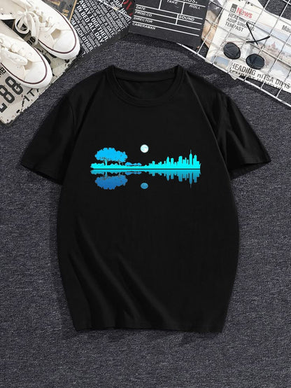 Nightscape Print T-Shirt