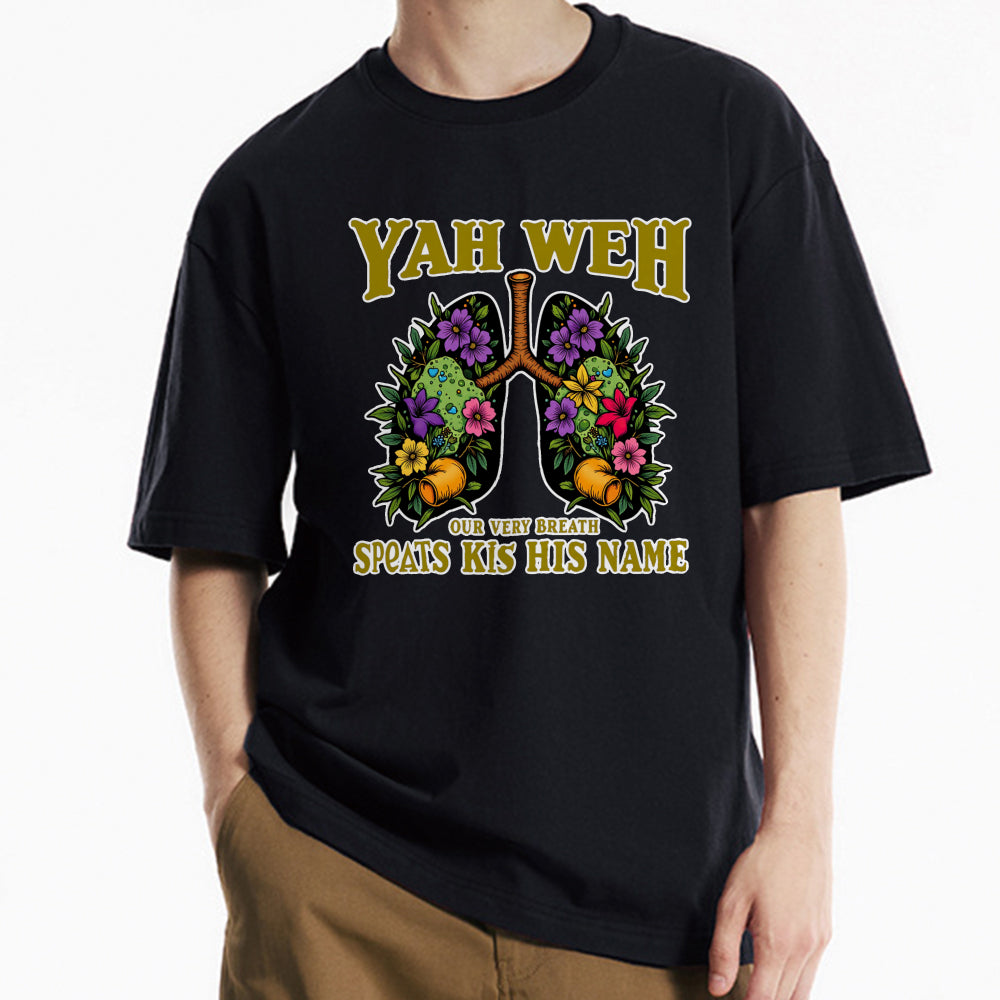 Graphic Tee Yah Weh plant Print Aesthetic Art Unisex Casual Outfit