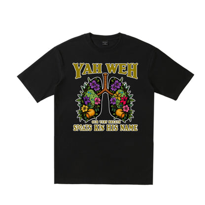 Graphic Tee Yah Weh plant Print Aesthetic Art Unisex Casual Outfit